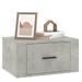 Tables de chevet murales 2 pcs Gris béton 50x36x25 cm - Photo n°4