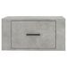 Tables de chevet murales 2 pcs Gris béton 50x36x25 cm - Photo n°7