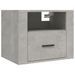 Tables de chevet murales 2 pcs Gris béton 50x36x40 cm - Photo n°5