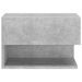 Tables de chevet murales 2 pcs Gris béton - Photo n°6