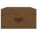 Tables de chevet murales 2 pcs Marron miel 40x29,5x22 cm - Photo n°6