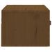 Tables de chevet murales 2 pcs Marron miel 40x29,5x22 cm - Photo n°7