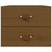 Tables de chevet murales 2 pcs Marron miel 50x36x40 cm - Photo n°6