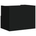 Tables de chevet murales 2 pcs noir 45x30x35 cm - Photo n°7