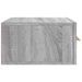 Tables de chevet murales 2 pcs sonoma gris 35x35x20 cm - Photo n°8