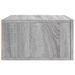 Tables de chevet murales 2 pcs sonoma gris 35x35x20 cm - Photo n°8