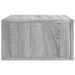 Tables de chevet murales 2 pcs sonoma gris 35x35x20 cm - Photo n°8