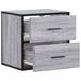 Tables de chevet murales 2 pcs sonoma gris 40x31x39,5 cm - Photo n°9