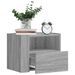 Tables de chevet murales 2 pcs sonoma gris 45x30x35 cm - Photo n°1