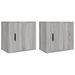 Tables de chevet murales 2 pcs Sonoma gris 50x30x47 cm - Photo n°2