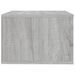 Tables de chevet murales 2 pcs Sonoma gris 50x36x25 cm - Photo n°9