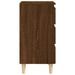 Tables de chevet pieds en bois 2 pcs Chêne marron 40x35x69 cm - Photo n°7