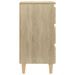 Tables de chevet pieds en bois 2 pcs Chêne sonoma 40x35x69 cm - Photo n°6