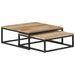 Tables gigognes 2 pcs Bois solide de manguier - Photo n°8