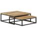 Tables gigognes 2 pcs Bois solide de manguier - Photo n°10