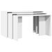 Tables gigognes 3 pcs blanc bois d'ingénierie - Photo n°2