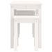 Tables gigognes 3 pcs Blanc Bois de pin massif - Photo n°7