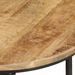 Tables gigognes 3 pcs bois de manguier massif brut - Photo n°6