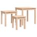 Tables gigognes 3 pcs Bois de pin massif - Photo n°6