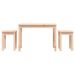 Tables gigognes 3 pcs Bois de pin massif - Photo n°1