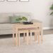 Tables gigognes 3 pcs Bois de pin massif - Photo n°3