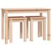 Tables gigognes 3 pcs Bois de pin massif - Photo n°6