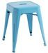 Tabouret bas 45 cm Kontoir en acier brillant - Design industriel et élégant - Photo n°4