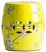 Tabouret bas céramique jaune Ornella - Photo n°1