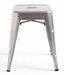 Tabouret bas industriel acier brillant Kontoir 45 cm - Photo n°3