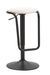 Tabouret de bar avec rehausseur desstiny blanc cm ø 41 x 61 x 83 - Photo n°1