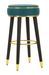 Tabouret de bar London vert design chic citadin - Photo n°1