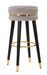 Tabouret de bar paris grigio/gold cm ø 35x74 - Photo n°1