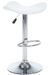 Tabouret de bar simili cuir blanc Ore - Lot de 2 - Photo n°2