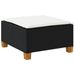 Tabouret de jardin et coussin noir 63,5x56x32 cm résine tressée - Photo n°6