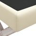 Tabouret de rangement Beige 110x45x49 cm Lin - Photo n°5