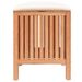 Tabouret de salle de bain 40,5x40x52 cm Bois massif de noyer - Photo n°6