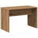 Tabouret de toilette chêne artisanal 70x35x45cm bois ingénierie - Photo n°6