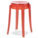 Tabouret design en polycarbonate transparent LOUIVA - Assise 47, 65 ou 75 cm - Photo n°1