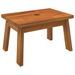 Tabouret-escabeau 38x26x22 cm Bois d'acacia solide - Photo n°1