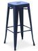 Tabouret haut industriel acier brillant renforcé Kalax 76 cm - Haut de gamme - Photo n°2