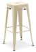 Tabouret haut industriel acier brillant renforcé Kalax 76 cm - Haut de gamme - Photo n°1