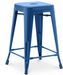 Tabouret industriel acier brillant renforcé Kalax 60 cm - Haut de gamme - Photo n°1