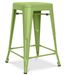 Tabouret industriel acier brillant renforcé Kalax 60 cm - Haut de gamme - Photo n°1