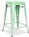 Tabouret industriel acier mat renforcé Kalax 60 cm - Haut de gamme - Photo n°1