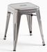 Tabouret industriel en acier brillant KONTOIR - Hauteur d'assise 45 cm - Photo n°1
