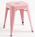 Tabouret industriel en acier brillant KONTOIR - Hauteur d'assise 45 cm - Photo n°1