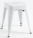 Tabouret industriel en acier brillant KONTOIR - Hauteur d'assise 45 cm - Photo n°1