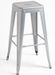 Tabouret industriel en acier brillant KONTOIR - Hauteur d'assise 65 cm - Photo n°1