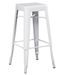 Tabouret industriel en acier brillant KONTOIR - Hauteur d'assise 65 cm - Photo n°1