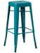 Tabouret industriel en acier brillant KONTOIR - Hauteur d'assise 76 cm - Photo n°1